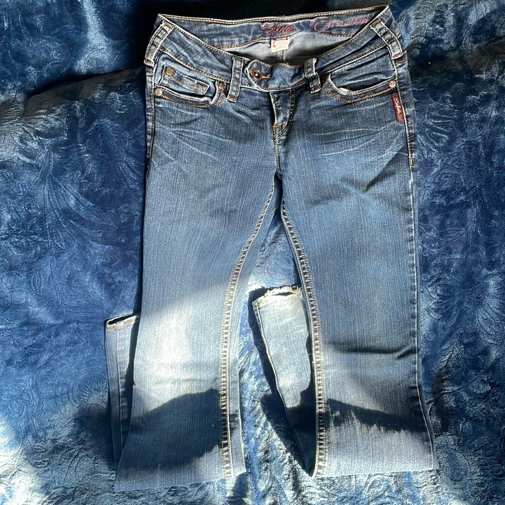Silver jeans